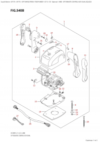 540B - Opt:remote  Control Assy  Dual  (022,023) (540B - �����: ������������� ���������� � ����� Dual (022, 023))