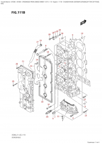 111B - Cylinder  Head ((Df200At,Df200Az,Df175At,Df175Az):023) (111B - ������� ����� �������� ( (Df200At, Df200Az, Df175At, Df175Az) : 023))