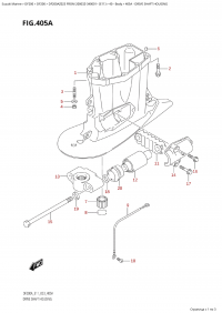 405A - Drive Shaft Housing (405A -   )