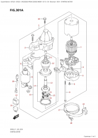 301A - Starting Motor (301A -  )