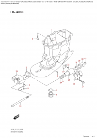 405B  -  Drive  Shaft  Housing  ((Df250T,Df250Z,Df225T,Df225Z, (405B - ������ ���� �������� ( (Df250T, Df250Z, Df225T, Df225Z,)