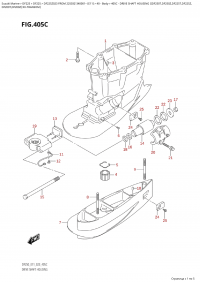 405C  -  Drive  Shaft  Housing  ((Df250T,Df250Z,Df225T,Df225Z, (405C - ������ ���� �������� ( (Df250T, Df250Z, Df225T, Df225Z,)