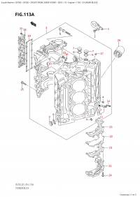 113A - Cylinder Block (113A - ���� ��������)