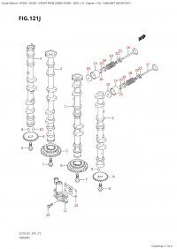 121J - Camshaft (Df250T:e01) (121J - ����������������� ��� (Df250T: e01))