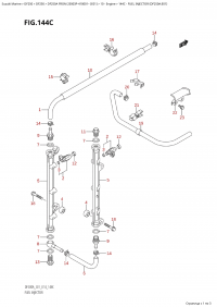 144C - Fuel Injector (Df250A:e01) (144C - ��������� �������� (Df250A: e01))
