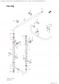144J - Fuel Injector (Df250T:e01) (144J - ��������� �������� (Df250T: e01))