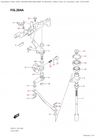 204A - Clutch Shaft (204A -  )