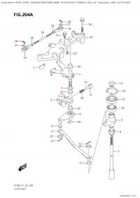 204A - Clutch  Shaft (204A -  )