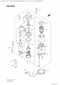 301A - Starting Motor (301A - ��������� ���������������)