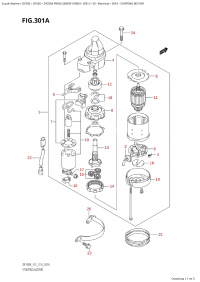 301A - Starting Motor (301A - ��������� ���������������)