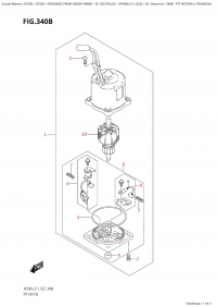 340B  -  Ptt  Motor  (L-Transom) (340B -   (L-Transom))