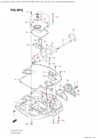 401J - Engine Holder (Df250T:e01) (401J - ��������� ��������� (Df250T: e01))
