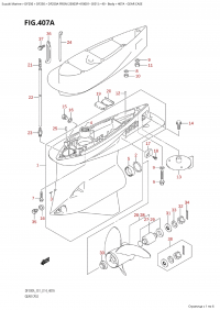407A - Gear Case (407A - ������ ������� �������)
