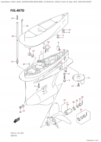 407D - Gear Case (Df250T) (407D -    (Df250T))