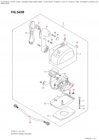 543B  -  Opt:remote Control Assy (543B - :    )