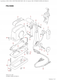 544A - Opt:remote Control Assy  Single  (1) (544A - ������������� ���������� � �����, ��������� (1))