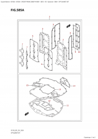 585A - Opt:gasket Set (585A - �����: �������� ���������)