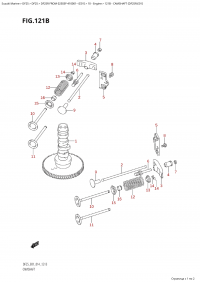 121B - Camshaft (Df25R:e01) (121B - ����������������� ��� (Df25R: e01))