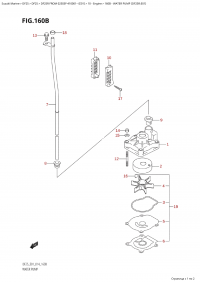 160B - Water Pump (Df25R:e01) (160B - ������� ����� (Df25R: e01))