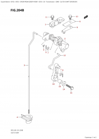 204B - Clutch Shaft (Df25R:e01) (204B - ��������� ��� (Df25R: e01))