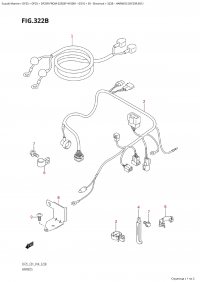 322B - Harness (Df25R:e01) (322B - ���� �������� (Df25R: e01))