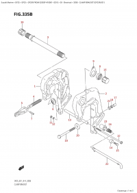 335B - Clamp Bracket (Df25R:e01) (335B - ��������� ������ (Df25R: e01))