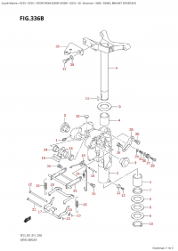 336B - Swivel Bracket (Df25R:e01) (336B - ���������� ��������� (Df25R: e01))
