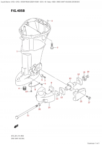 405B - Drive Shaft Housing (Df25R:e01) (405B - ������ ���� �������� (Df25R: e01))