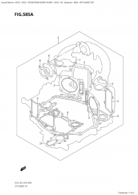 585A - Opt:gasket Set (585A - �����: �������� ���������)