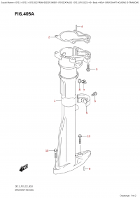 405A - Drive  Shaft  Housing  (S-Transom) (405A -    (S-Transom))