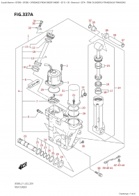 337A  - Trim Cylinder (X-Transom,Xx-Transom) (337A -   (X-Transom, Xx-Transom))