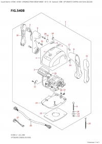 540B - Opt:remote  Control Assy  Dual  (022,023) (540B - �����: ������������� ���������� � ����� Dual (022, 023))