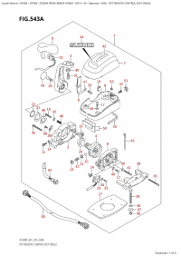 543A - Opt:remote Control Assy Single (543A - ������������� ���������� � �����, ���������)