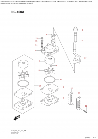 160A  -  Water  Pump (Df25A, (160A -   (Df25A,)