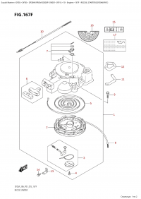 167F - Recoil Starter (Df30Ar:p01) (167F -   (Df30Ar: p01))