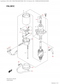 301C - Starting Motor (Df25At,Df30At) (301C -   (Df25At, Df30At))