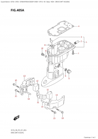 405A - Drive Shaft Housing (405A -   )