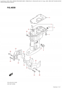 405B  -  Drive  Shaft Housing  (Df25At, (405B -    (Df25At,)