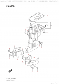 405B - Drive Shaft Housing  (Df25At,Df25Ath,Df30A,Df30At,Df30Ath) (405B - ������ ���� �������� (Df25At, Df25Ath, Df30A, Df30At, Df30Ath))