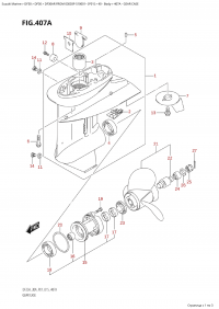 407A - Gear Case (407A -   )