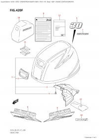 420F - Engine Cover (Df30Ar:p01) (420F -   () (Df30Ar: p01))