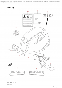 420J  -  Engine  Cover (022:(Df30A, (420J -   () (022: (Df30A,)