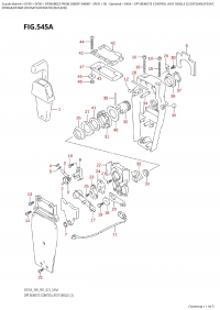 545A - Opt:remote Control Assy Single (2) (Df25Ar,Df25At, (545A - ������������� ���������� � �����, ��������� (2) (Df25Ar, Df25At,)