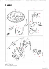 561A - Opt:starting Motor (Manual Starter)  (M-Starter) (561A - :  ( ) (   ))