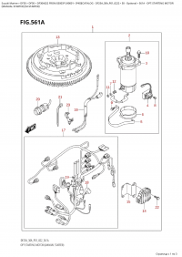 561A  -  Opt:starting Motor (561A - : )