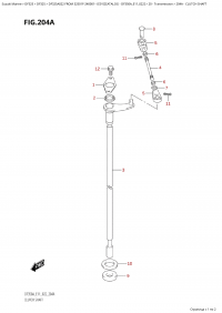 204A  -  Clutch  Shaft (204A -  )