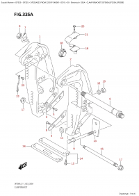 335A - Clamp Bracket (Df350A,Df325A,Df300B) (335A -   (Df350A, Df325A, Df300B))