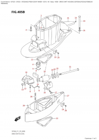 405B  -  Drive  Shaft  Housing  ((Df350A,Df325A,Df300B):Xx- (405B - ������ ���� �������� ( (Df350A, Df325A, Df300B) : Xx-)