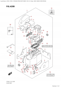 420B - Engine Cover (Df325A) (420B -   () (Df325A))