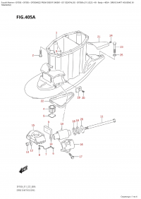 405A  -  Drive  Shaft Housing  (X- (405A -    (X-)